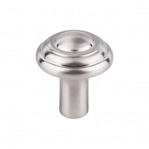 Top Knobs M2032 Aspen II Button Knob 1 1/4 Inch Brushed Satin Nickel